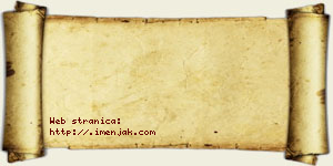 Hana Perović vizit kartica